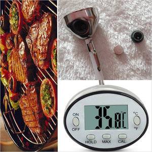 The Professional Metal digital cooking sugar candy thermometer