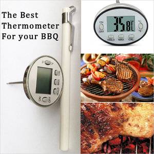 Instant Read Digital Outdoor Digital BBQ Thermometer Sensor
