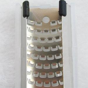 Fancy stainless steel cheese grater with protecting cover