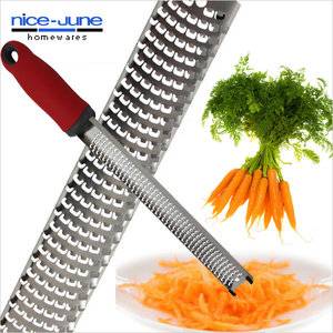2015 NEW Life time Guarantee Food grade Stainless steel Cheese grater with sofe rubber handle
