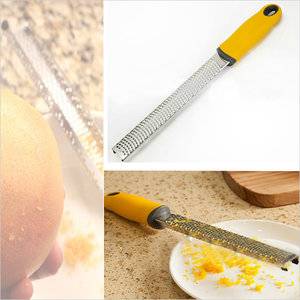 Non-slip Red handle grip cheese zester grater