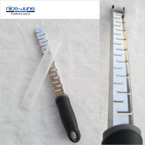 Stainless Steel Bi-directional Cutting Teeth Cheese Zester