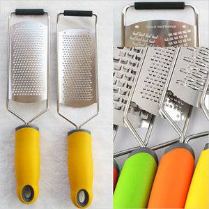 Multi kitchen manual stainless steel wide size cheese grater