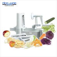 Plastic slicer,vegetable slicer,Tri-Blade spiral slicer,spiral slicer,3 in 1 Vegetable Spiral Slicer,Vegetable Slicer Cutter,Manual slicer,veggie spiral slicer