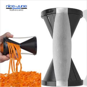 Stainless Steel Vegetable Spiralizer with Special Japanese Blades and 2 Julienne Sizes