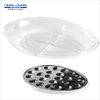 2015 New Iced Acrylic and Stainless Deviled Egg Serving Tray