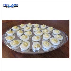 As seen on TV Best quality 18/8 stainless steel Egg Tray holds 24 deviled eggs