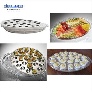Stainless Steel FAMOUS MAKER ICED EGGS TRAY