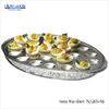 3-Piece Multi-Use serving Tray-Deep Serving Tray with Egg Insert