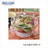 Acrylic Salad Bowl and Servers Iced Salad with Dome Lid