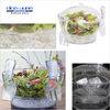 Best quality transparent Acrylic On ice salad bowl with divider