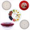 3 in 1 Party serving platter plastic iced serving egg dish Food tray with egg insert
