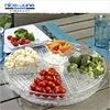 2016 BPA Free Crystal Shatterproof Acrylic Appetizers On Ice salad serving tray