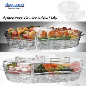 Acrylic Ice Buffet and Salad Serving Bar