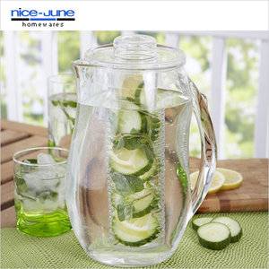 2015 2 Liter Clear Polycarbonate Ice Tube Pitcher