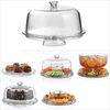 Best Quality cake plate with dome acrylic wedding cake stand