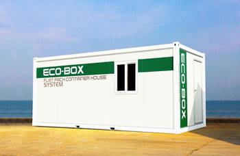 Flat pack container houses