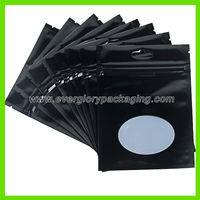 bolsa de cremallera de papel de aluminio, bolsa de cremallera de papel de aluminio negro, bolsa de cremallera de papel de aluminio negro con ventana, bolsa de cremallera de pie