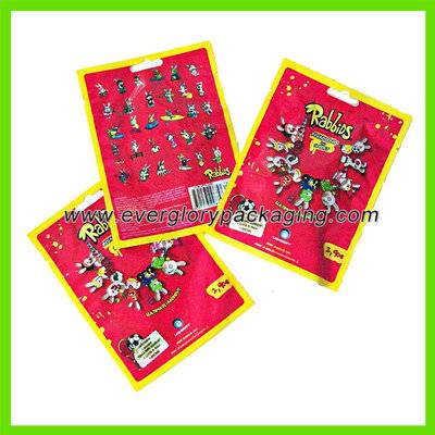 ISO9001 Custom Printed Plastic Poly Bag For Toys/Mascot/figures Packing
