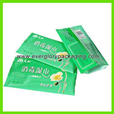 Plastic Packaging Pouch For Facial Wipes Packaging