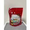 Christmas gift packaging plastic stand up zipper bag