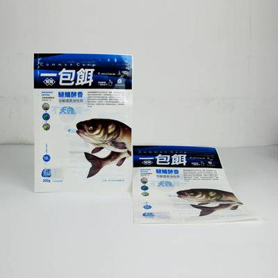 Fish food, fish feed, fish nutrition packaging ziplock pouch bags