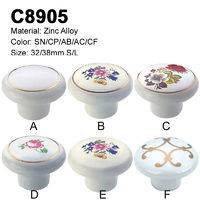 Ceramic Furniture Decorative handle ceramic cabinet handle C8905
